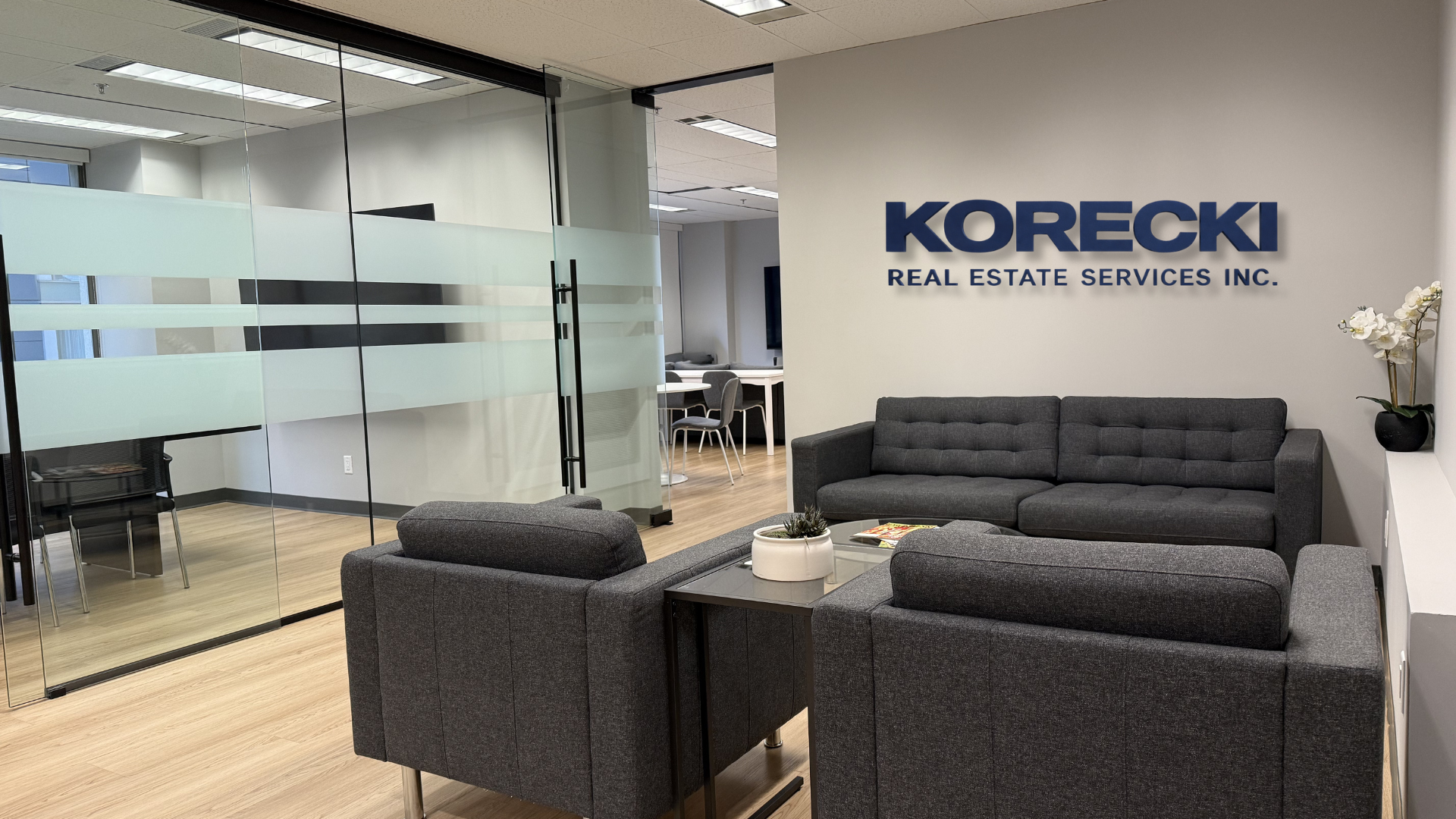 Modern office workspace